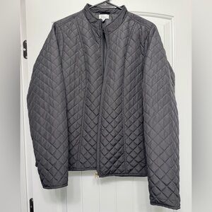 Kim Rogers Black Quilted Jacket